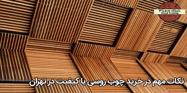 نکات مهم در خرید چوب روسی با کیفیت در تهران